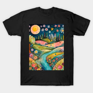 Dreaming of Flowers in the Sky T-Shirt